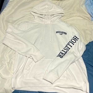 White Hollister hoodie